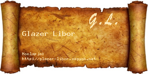 Glazer Libor névjegykártya